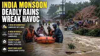 Monsoon rains wreck havoc in India (English subtitles)