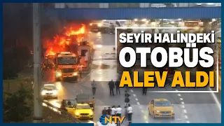 Breaking News: Passenger Bus Catches Fire in Eyüpsultan! | NTV