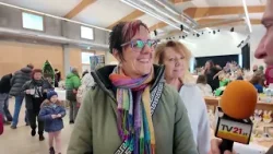 Bunter Ostermarkt im Meierhof  Frühlingsstimmung trotz kühler Temperaturen