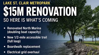 $15 million renovation coming to Lake St. Clair Metropark