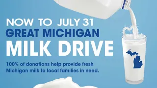 3rd annual Great Michigan Milk Drive