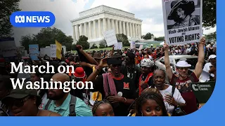Protesters emulate 1963 march on Washington to oppose new districting rules | ABC NEWS
