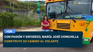 With passion and hard work, María José Chinchilla builds her path behind the wheel