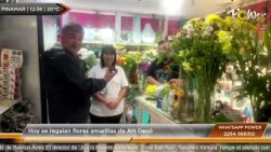 Hoy se regalan flores amarillas de Art Decó