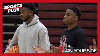 Belleville West teammates reunite on NBA court, give back to community
