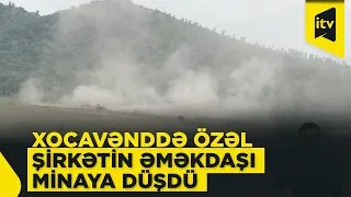 Xocavənddə minatəmizləyən özəl şirkətin əməkdaşı minaya düşüb