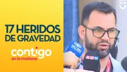 HERIDO EN RIESGO VITAL: Actualizan estado de salud de afectados por explosión - Contigo en la Mañana