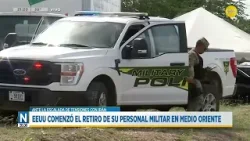 EEUU comenzó a retirar personal militar en Medio Oriente | N20:30 | 14-01-2026