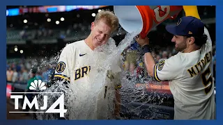Cooper Pratt hits 1st career homer as Brewers beat Mets 8-3 in Peralta's return to Milwaukee