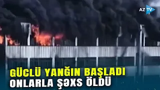 Çində GÜCLÜ YANĞIN BAŞLADI - 100-lərlə xilasedici hadisə yerində: ölənlərin sayı açıqlandı