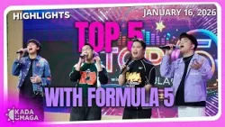 Formula 5, may Top 5 Trending Songs na!