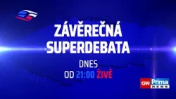 ZÁVĚREČNÁ SUPERDEBATA s diváky ve studiu ⚡️ Sledujte už dnes od 21:00 živě na CNN Prima NEWS!