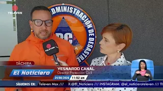 Dos personas fallecidas por derrumbe en Táchira  - El Noticiero emisión meridiana 24/08/26