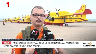 Feux de forêt : les FAR mobilisent 8 Canadair dans un plan national proactif