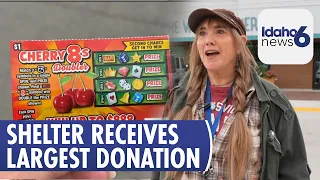 Former Shelter Guest Gives $20K Lottery Prize Back to Idaho Homeless Shelter