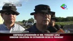 Viceministro Aguilera - Confirman aprehension de ex ministro Fernando Lopez