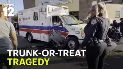 Exclusive video: Alleged drunk driver crashes into Brooklyn Halloween event