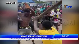 Scrap Scavengers, Youths Engage In Free-For-All Over Stabbing Of A Colleague