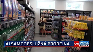 Virtuální prodavačka Hana radí lidem z vesnice. Na Zlínsku mají unikátní samoobslužnou prodejnu