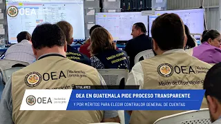 OEA News: OEA pide elegir Contralor en Guatemala con transparencia y méritos. 16/06/2026.