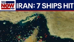 Iran says 7 ships were hit near Strait of Hormuz