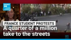 Students, unions and teachers in mass movement to demand better learning conditions • FRANCE 24