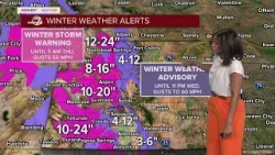 Red Flag Warnings across plains; Winter Advisories for Colorado mountains