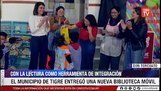 CINCO TV - A LIBRARY ON WHEELS TO BRING BOOKS TO THE CHILDREN OF DON TORCUATO