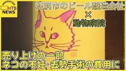 「ボクらと、ネコ」売り上げの一部ネコの不妊去勢手術の費用に　江別市のビール醸造会社　動物病院とコラボ