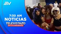 Ibarra: Segunda edición de carrera de viudas se corrió en la calle Bolivar  | Televistazo | Ecuavisa