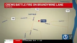 MAP: Crews battle fire in Suffield