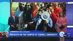 Protests on the campus of Cornell University
