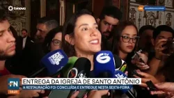 Igreja de Santo Antônio é entregue após restauração concluída nesta sexta-feira | #FatoNovo