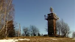 Wieża na Górze Św. Anny w Nowej Rudzie w 2011 roku