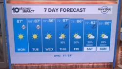 10 Tampa Bay Weather: Monday forecast; October 12, 2026