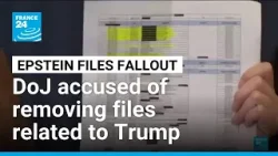 Justice Department accused of withholding and removing some Epstein files related to Trump Justice Department accused of withholding and removing some Epstein files related to Trump