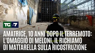 Amatrice, 10 Years After the Earthquake: Meloni’s Tribute, Mattarella’s Call to Action