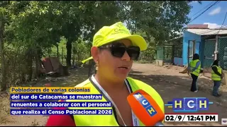 Personal del Censo Poblacional lamenta rechazo de los hondureños en el sur de Catacamas