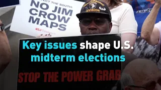Key issues shape U S  midterm elections