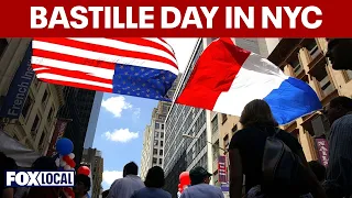 New Yorkers celebrate Bastille Day with massive Sunday block party