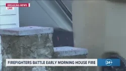 В юго-восточной части округа Шелби вновь разгорелся пожар в доме, вызвав задымление.