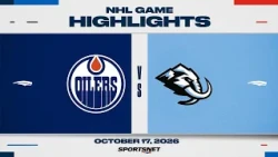 NHL Highlights | Oilers vs. Mammoth - October 17, 2026