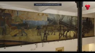 Interiors pintats de Terrassa (6/7): Les grans pintures de Pere Viver a l'Escola Industrial