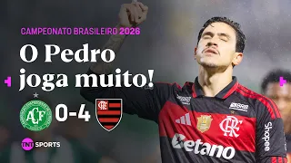 PEDRO DÁ SHOW COM GOLAÇO E MENGÃO ATROPELA FORA DE CASA! CHAPECOENSE 0X4 FLAMENGO