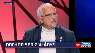 Odchod SPD z vlády? Je to k úvaze, připouští její europoslanec. Reagoval na Macinku a Ukrajinu