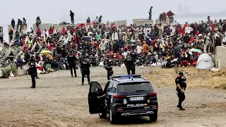 New eviction at El Trampolín beach in Ceuta