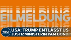 EIL: Trump entlässt US-Justizministerin Pam Bondi! Umgang mit Epstein-Akten könnte Hintergrund sein!