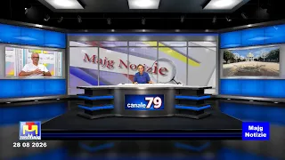 Mike News 08/28/2026 guest Marco Lenoci mayor of Acquaviva on Piazza Vittorio Emanuele II