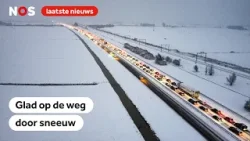 Winters weer leidt tot ongelukken en drukte in het verkeer