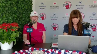 Renee DiNino chats with Gifts of Love at The Travelers Championship